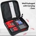 MESTEK Home Inspector Tool Kit with GFCI Outlet Tester, Moisture Meter, Upgraded AC50 Non-Contact Voltage Tester Pen, Electric Tester Kit with Carrying Case, Batteries - Image 4