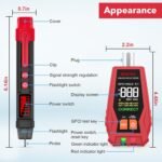 MESTEK Home Inspector Tool Kit with GFCI Outlet Tester, Moisture Meter, Upgraded AC50 Non-Contact Voltage Tester Pen, Electric Tester Kit with Carrying Case, Batteries - Image 5