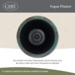Classic Home and Garden Premiere Collection Planter, Vogue 8", Indigo - Image 3
