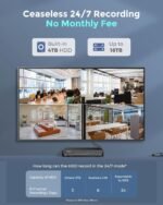 REOLINK 4K Security Camera System, RLK16-800B8 8pcs H.265 PoE Wired with Person Vehicle Detection, 8MP/4K 16CH NVR with 4TB HDD for 24-7 Recording - Image 6