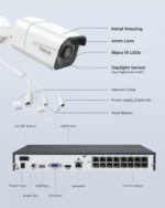 REOLINK 4K Security Camera System, RLK16-800B8 8pcs H.265 PoE Wired with Person Vehicle Detection, 8MP/4K 16CH NVR with 4TB HDD for 24-7 Recording - Image 7