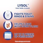 Lysol Click Gel Automatic Toilet Bowl Cleaner, Toilet Gel Stamp, Toilet Freshener, Bathroom Essentials, Refreshing Mango & Hibiscus Scent, 6 Count (Pack of 1) - Image 4