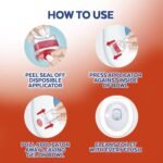 Lysol Click Gel Automatic Toilet Bowl Cleaner, Toilet Gel Stamp, Toilet Freshener, Bathroom Essentials, Refreshing Mango & Hibiscus Scent, 6 Count (Pack of 1) - Image 5