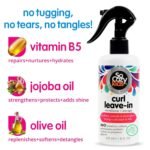 So Cozy Leave In Conditioner Spray (8 Fl Oz) Paraben-Free Detangler for Kids' Curly Hair, Deep Conditioner & Tangle-Free Curls, Gentle & Nourishing with Keratin, Vitamin B5, Olive Oil & Jojoba Oil - Image 3