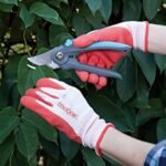 COOLJOB 6 Pairs Gardening Gloves for Women Ladies, Breathable Rubber Coated for Yard Garden, Outdoor Indoor Protective Work with Grip, Medium Size, Red & Green - Image 4