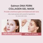 medicube Jelly Gel Mask with Salmon DNA PDRN Pink Collagen | Overnight Face Mask for Glass Glow Skin | Elasticity, Hydrating, Firming and Moisturizing | Korean Skincare, 28g x 4ea - Image 4