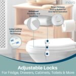 Inaya Complete Baby Proofing Kit - Child Safety Hidden Locks for Cabinets & Drawers, Adjustable Safety Latches, Corner Guards and Outlet Covers - Baby Proof Pack to Keep Your Child Safe at Home - Image 3