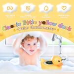 Baby Bath Thermometer Duck Toy - Floating Digital Water Temperature Monitor with LED Display & Color Alerts for Infants Newborns, Cute Bathtub Sensor & Safe Bath Time Essential - Image 4