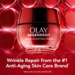 Olay Face Moisturizer, Regenerist Micro-Sculpting Cream for Women, Fragrance-Free - Anti-Aging, Anti-Wrinkle, Firming Skin Care - Triple Collagen Cream, Peptide, Hyaluronic Acid, Niacinamide, 1.7oz - Image 7