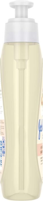 Johnson's Skin Nourishing Moisture Baby Wash, Vanilla & Oat Scents, Tear-Free, Hypoallergenic Baby Body Wash Cleanses, Protects from Dryness, & Leaves Skin Feeling Hydrated, 20.3 fl. oz - Image 4