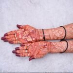 Henna Tattoo Kit,12 Sheets Stickers for Henna Tattoo Hand Forearm Glitter Airbrush DIY Tattooing Template, Large Indian Mehndi Temporary Tattoo Stickers - Image 3