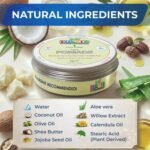 LUCCI’S CHILDRENS GROOMING SUPPLY Baby Hair Gel – 5oz Plant-Based Styling Hair Pomade for Infants – No Parabens or Sulphates – Medium Shine and Strong Hold Hair Paste for Kids - Image 3