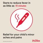 Infants' Tylenol Liquid Pain Reliever and Fever Reducer Medicine, Acetaminophen Oral Suspension for Sore Throat, Headache & Teething, Kids Fever Reducer; Dye-Free Cherry Flavor, 2 fl oz, Pack of 1 - Image 5