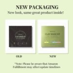 SHVYOG 4Pcs Face Mask Set - Turmeric Clay Mask, Vitamin C, Green Tea, Rose, Dead Sea Mud Mask, Skin Care Mask for Deep Cleansing, Refining Pores, Valentine's Day Gifts for Women- 240g - Image 4