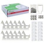 Vmaisi 12 Pack Cabinet Locks Child Safety Latches - Baby Proofing Cabinets Drawer Lock with Adhesive Easy Installation - No Drilling or Extra Screws (White) - Image 4