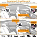 DoHonest Baby Car Camera HD 1080P - Rear-Facing Car Baby Monitor with Night Vision, Adjustable View Angle, Easy Setup, Anti-Glare Display, Safety for Kids & Infants - Image 5