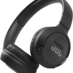 JBL Tune 510BT - Bluetooth headphones with up to 40 hours battery, microphone for call, foldable and comfortable, Android and iOs compatible (Black)