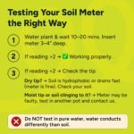 GROWIT Plant Moisture Meter - Accurately Tells You When to Water Your Plants - 26cm, No Battery Needed - Image 4