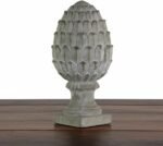 Urban Trends Cement Artichoke Figurine on Base with Concrete Finish, Decorative Sculptural Accent in Gray - Image 3