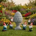 Urban Trends Cement Artichoke Figurine on Base with Concrete Finish, Decorative Sculptural Accent in Gray - Image 4