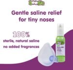Boogie Micro-Mist Saline Inhaler, Baby Nose Congestion Relief, Nasal Spray for Kids, Pediatrician Recommended, 1.7oz Unscented - Pack of 1 - Image 3