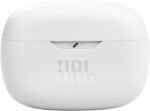 JBL Vibe Beam - True Wireless JBL Deep Bass Sound Earbuds, Bluetooth 5.2, Water & Dust Resistant, Hands-free call with VoiceAware, Up to 32 hours of battery life (White) - Image 3