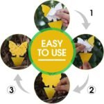 58 Pack Flying Insect Traps for Plants – Yellow Sticky Traps for Fungus Gnats, Flies & Flying Bugs, Anti Bacterial, Garden & Kitchen, Non-Toxic, Odorless, Kid & Pet Safe - Image 3