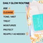 Pacifica Glowing Makeup Remover Wipes – With Glycolic Acid for AHA Exfoliating and Facial Cleansing – No Rinse Face Cleaning Towelettes – Dermatologist Tested, Vegan & Cruelty-Free – 30 Pack - Image 11
