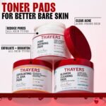 Thayers Blemish Clearing Acne Pads, Salicylic Acid Acne Treatment for Face, Pore Reducing, Exfoliating, and Soothing Skincare, Witch Hazel Toner Pads, 60 Ct - Image 8