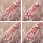 Pack of 9 Henna Tattoo Stencil Kit,Reusable Mehendi Stencils Templates for Hand Forearm Indian Arabian Temporary Tattoo Stickers - Image 3