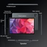 Tablet 10 inch Android 13 Tablets, 6GB RAM 64GB ROM, Quad-Core Processor, 1280x800 LCD Touch Screen, WiFi, GMS, Dual Camera, Bluetooth, 6000mAh Battery - Image 6