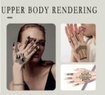 48 Sheets Henna stencils for hands,henna stencils,Henna Stencil Kit, Large Indian Temporary Tattoo Stickers - Image 3