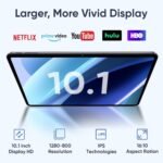 Android 15 Tablet 10.1 inch Tablet 2025 Latest Tablets with Keyboard Mouse 24GB+64GB 2TB Expand 6000mAh Octa-Core Processor Dual Camera WiFi 1280x800 IPS 18W Fast Charging (Black) - Image 4