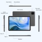 Android 15 Tablet 10.1 inch Tablet 2025 Latest Tablets with Keyboard Mouse 24GB+64GB 2TB Expand 6000mAh Octa-Core Processor Dual Camera WiFi 1280x800 IPS 18W Fast Charging (Black) - Image 9