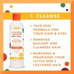 Cantu Care for Kids Haircare Regimen Set with Large Size Shampoo + Conditioner + Detangler + Leave-In Conditioner (Pack of 4) - Image 3