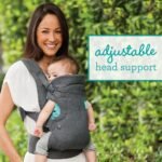 Infantino Flip 4-in-1 Convertible Baby Carrier, Adjustable, Ergonomic Babywearing, Registry Essential, Baby Carrier for Newborn to Toddler, Gray - Image 4