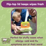 Boogie Wipes Gentle Wet Wipes for Baby and Kids, Face, Hand, Body & Nose, Made with Vitamin E, Aloe, Chamomile and Natural Saline, Fresh Scent, 90 Count - Image 5