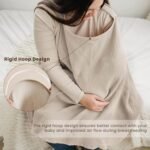 Konssy Muslin Nursing Cover for Baby Breastfeeding, Breathable 100% Cotton Breastfeeding Cover with Rigid Hoop for Mother Nursing Apron, Multi-use Carseat Canopy (Summer Wheat) - Image 3
