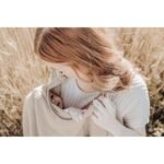 Konssy Muslin Nursing Cover for Baby Breastfeeding, Breathable 100% Cotton Breastfeeding Cover with Rigid Hoop for Mother Nursing Apron, Multi-use Carseat Canopy (Summer Wheat) - Image 4