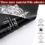 Henna Tattoo Stencils Kit 18 Sheets,Henna stencils for hands Temporary Tattoo Stickers for Women and Girls Face Paint Body Art - Image 4