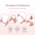 Spa Headband & Wristband Set for Women – Puffy Sponge Makeup Headband for Washing Face, Skincare Hairband, Cute Presents for Teenage Girls and Trendy Teen Girl Gifts - Image 4