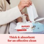 Huggies Simply Clean Unscented Baby Diaper Wipes, 11 Flip-Top Packs (704 Wipes Total), Packaging May Vary - Image 4