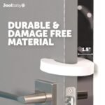 Jool Baby Door Pinch Guards (6 Pack) – Slam Preventer – Babyproof Doors to Avoid Pinched Fingers & Door Slamming, Keep Pets from Getting Locked in - Image 3