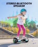 Gyroor Balancing Scooter New G13 All Terrain Balancing Scooter with LED Lights, Self Balancing Off Road with Bluetooth for Kids ages 6-12 and Adults-Black - Image 4