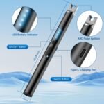 2 Packs Electric Candle Lighters, Windproof Flameless USB Rechargeable Plasma Arc Long Lighter for Grill Firework Kitchen.Gifts for Women Mom Men Wife Sister. - Image 2