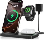 2026 Traveling Portable Wireless Fast Charger for Apple & Android Charging Station,3 in 1 Charging for iPhone 17 16 15 14 13 12 11,Apple Watch & Air pods 4 3 2 Pro,Samsung Galaxy-Gifts for Family