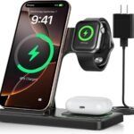 2026 Traveling Portable Wireless Fast Charger for Apple & Android Charging Station,3 in 1 Charging for iPhone 17 16 15 14 13 12 11,Apple Watch & Air pods 4 3 2 Pro,Samsung Galaxy-Gifts for Family