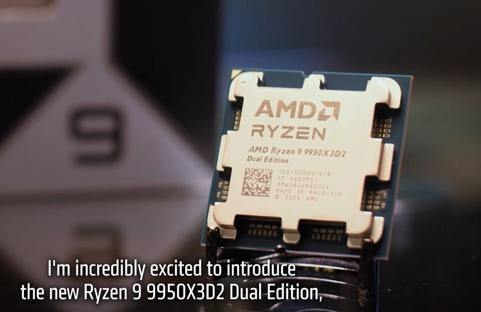 AMD Announces Ryzen 9 9950X3D2 Dual Edition Desktop Processor with 192 MB L3 Cache