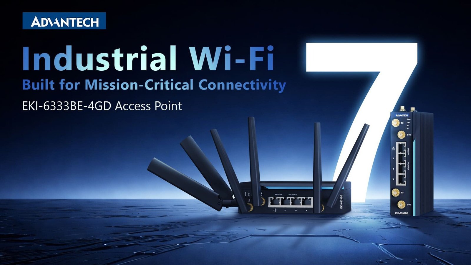 Advantech Launches Its First Industrial-Grade Wi-Fi 7 Access Point