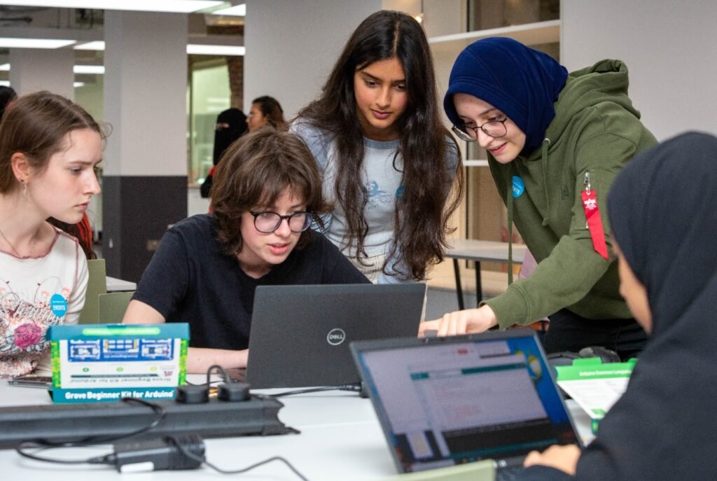 Apple backing UKESF's Girls into Electronics summer programme